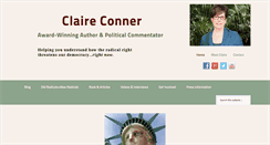 Desktop Screenshot of claireconner.com